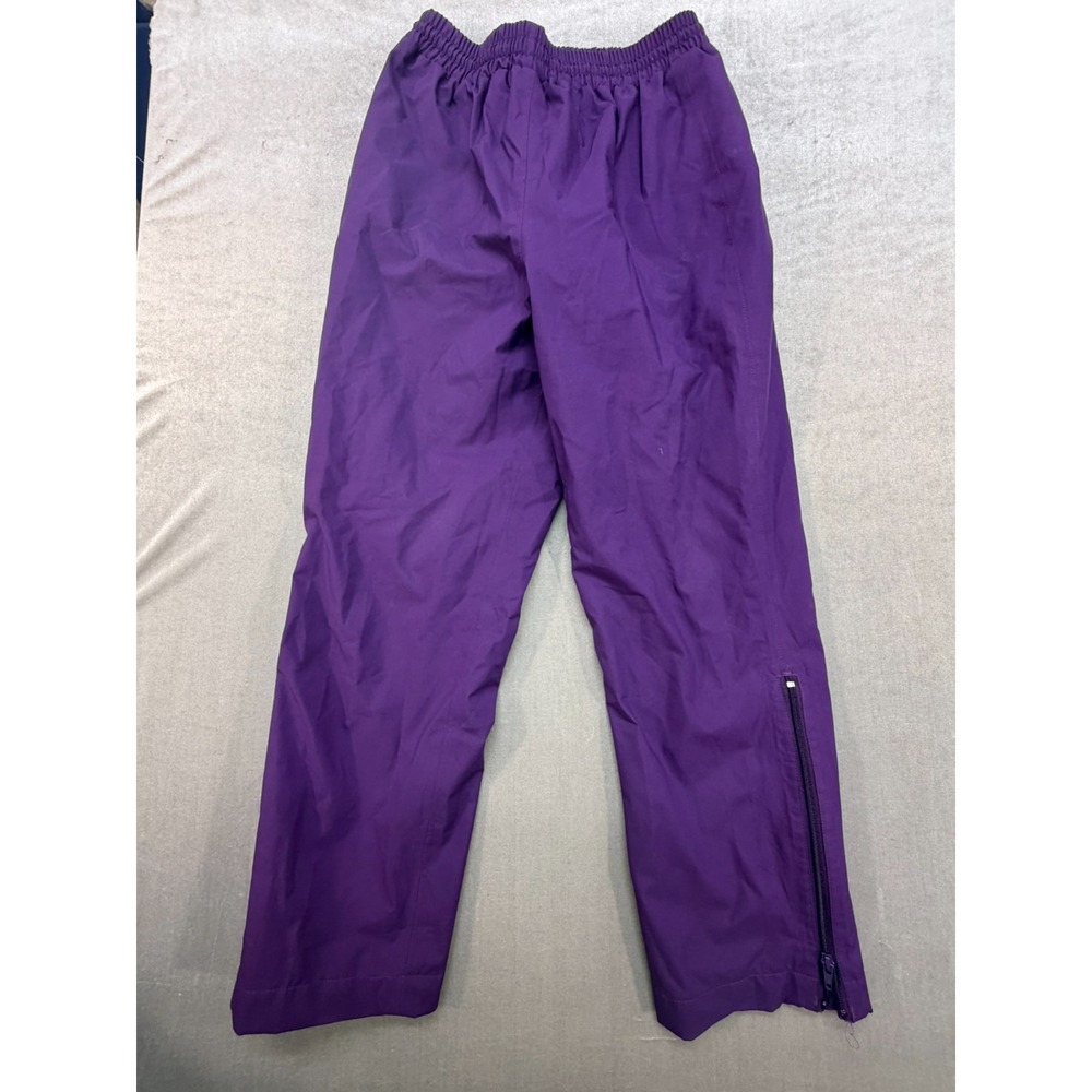 Vintage Eddie Bauer 100% Polyester Gore Tex Pants Women Purple Size XS